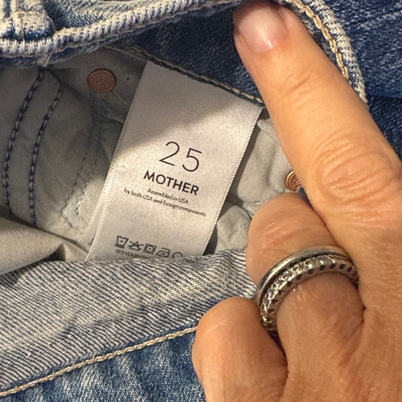 MOTHER NWOT Women's pipe dream button sneak fray- never worn! - Picture 6 of 8